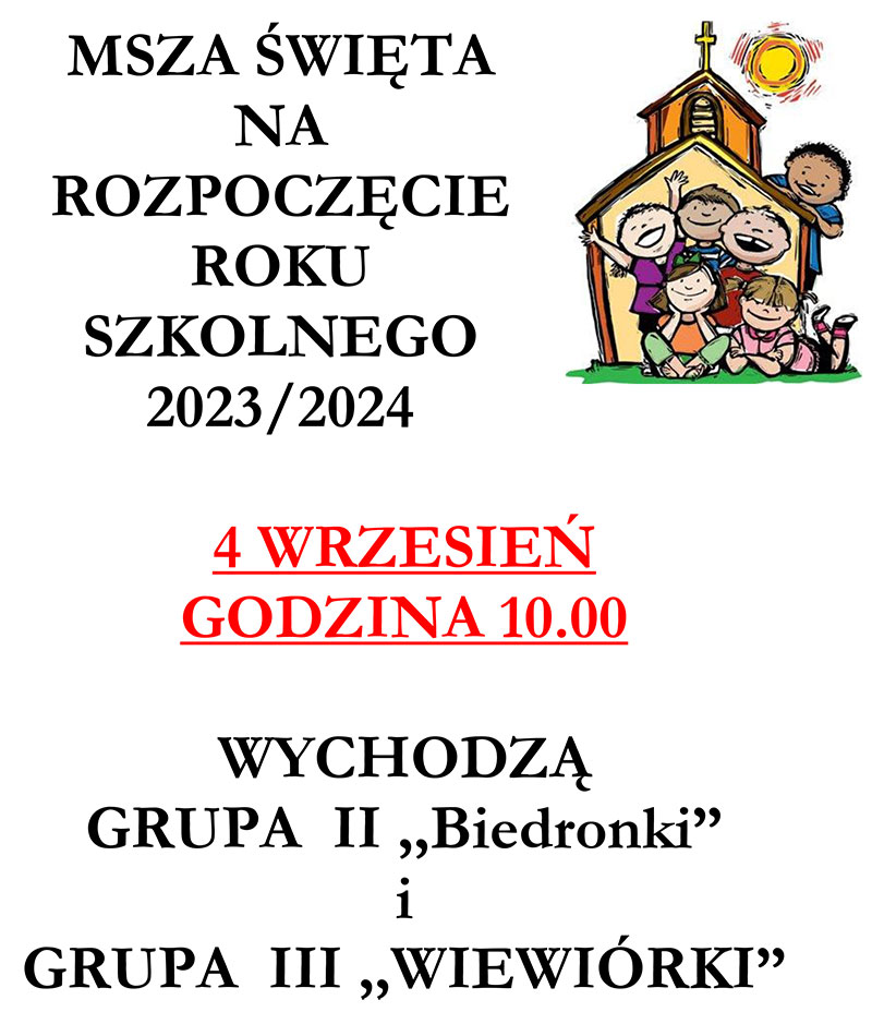 msza 4 wrzesien